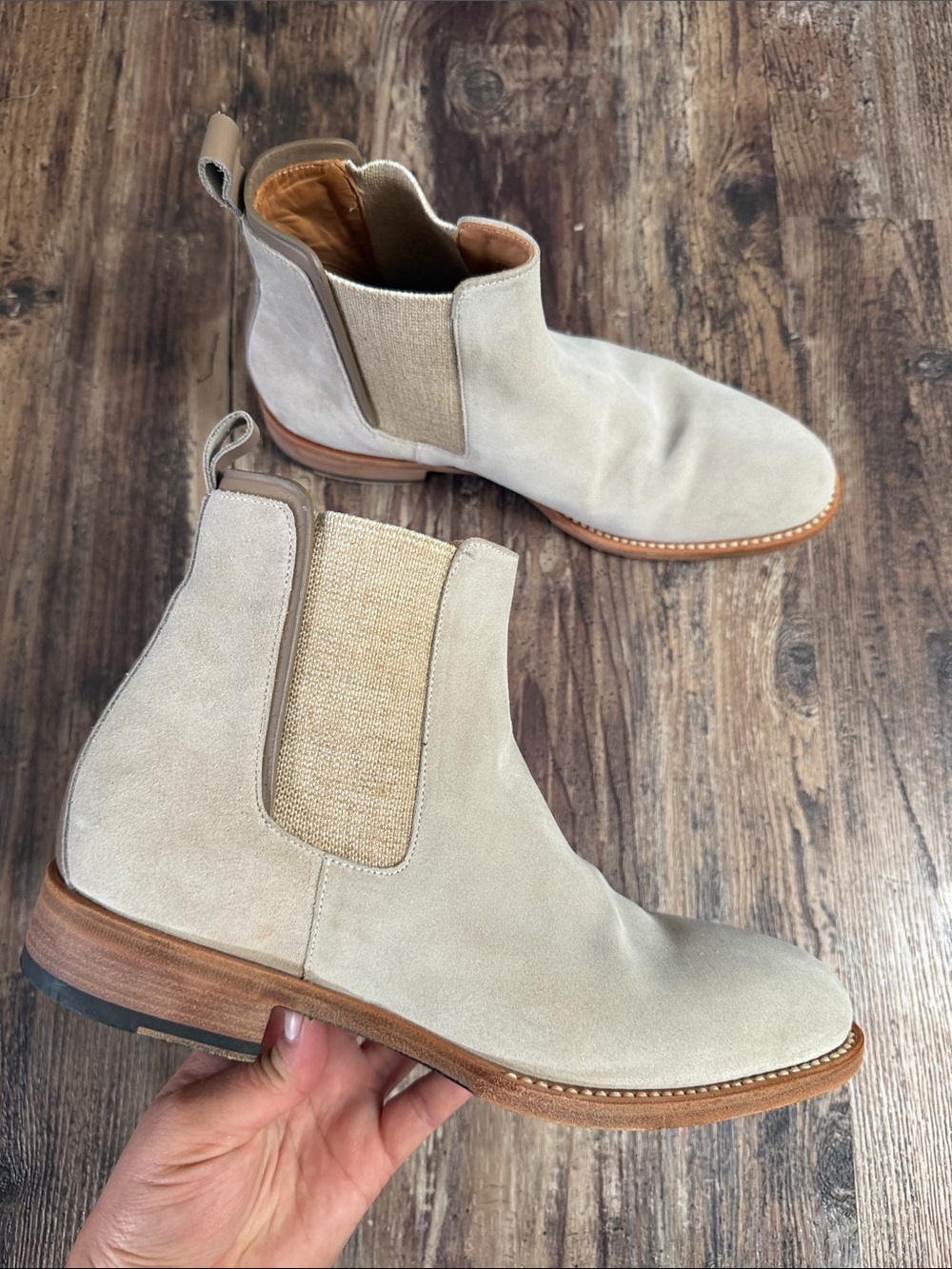 Lucchese Antonia Round Toe Pull on Booties Size 9B
